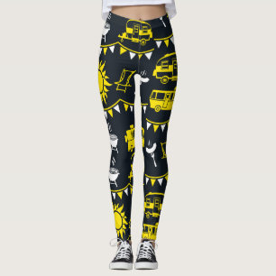Legging Decoração de acampamento de Caravana