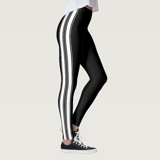 Legging Decoração do pino de corridas clássico em (Direita)