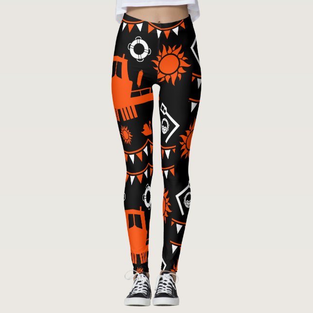 Legging Decoração E Presentes De Narrowboat (Frente)