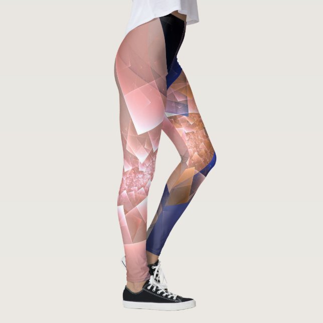 Legging decoração geométrica de abstrato (Direita)