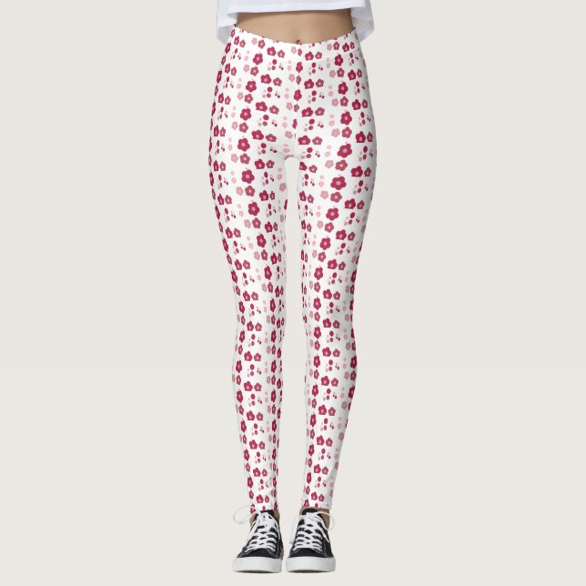 Legging Delicate Impressão Floral (Frente)