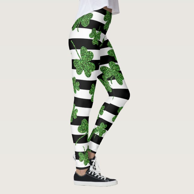 Legging Delícia de Shamrock stripida (Direita)