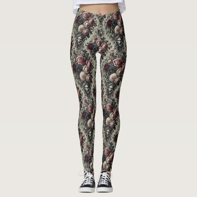Legging Dellamorte Dellamore - Vitoriano Gótico (Frente)