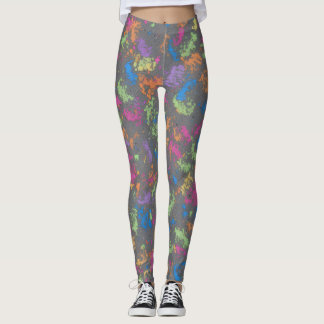 Legging Deriva de Pigmento de Veludo