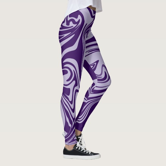 Legging Derramar - Roxo (Direita)