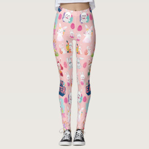 Legging Desejos do felz pascoa - Páscoa Engraçado de Padrã