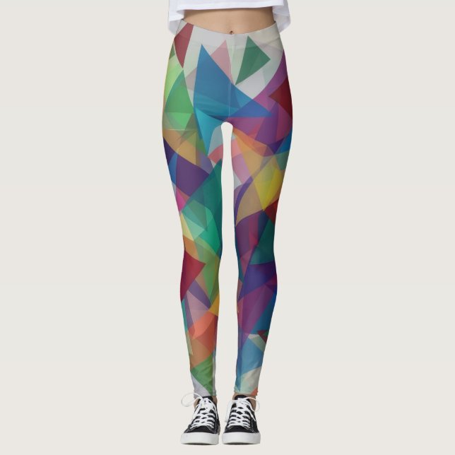 Legging Desenhado por Triângulo (Frente)