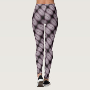Legging DESENHAR MODERN abstrato a preto - cinza branco