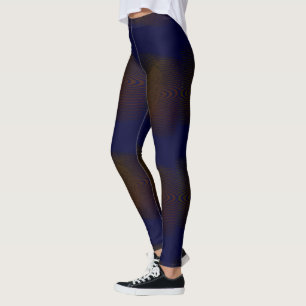 Legging DESENHAR MODERN-abstrato-mosaico-azul-escuro