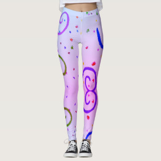 Legging Desenho da imagem de muitas cores