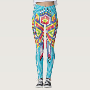 Legging Desenho de Contas Navajo
