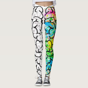 Legging Desenho de ideia de psicologia da mente