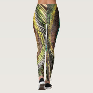 Legging desenho de pavão