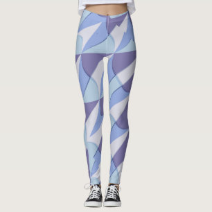 Legging desenho de tesselação abstrata,