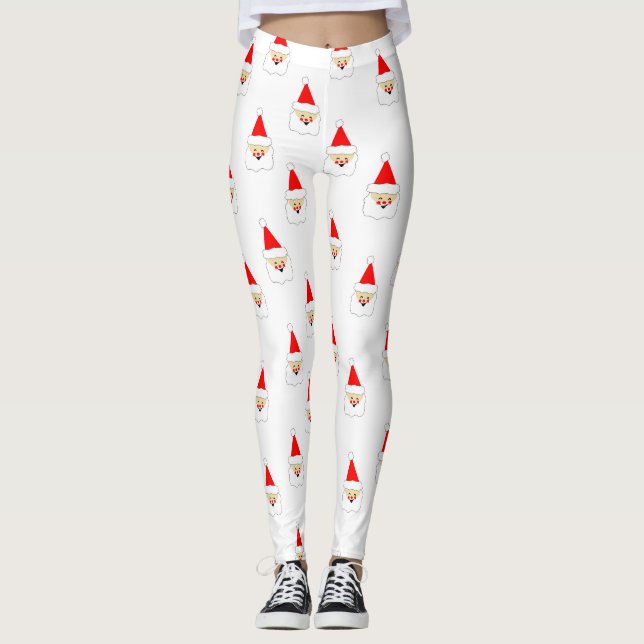 Legging desenho do papai noel feliz natal (Frente)