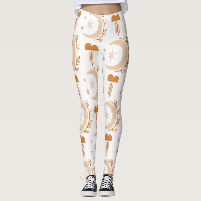 Legging Desenho Simples da Flor (Frente)
