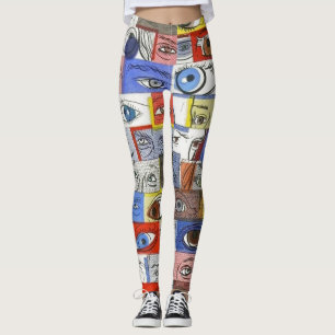 Legging Desenhos selvagens do divertimento e originais