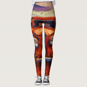 Legging Desert Relic: Carro vintage Esquecido