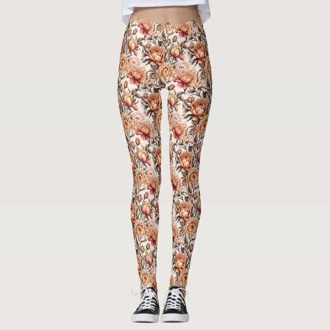 Legging Desert Sand Floral (Frente)