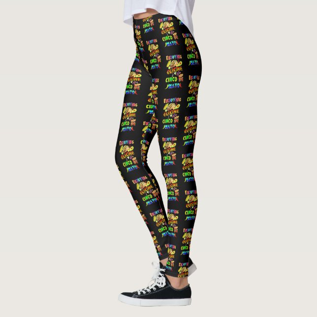Legging Desfrutando Da Cuisine Em Cinco De Mayo (Esquerda)