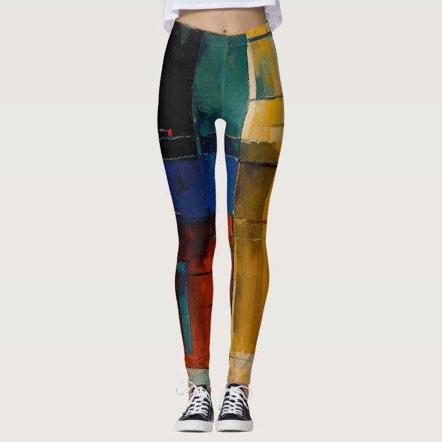 Legging design abstrato (Frente)