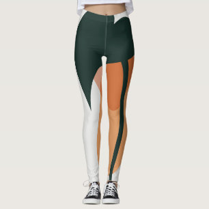 Legging design abstrato