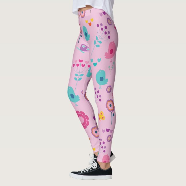 Legging Design abstrato colorido (Esquerda)