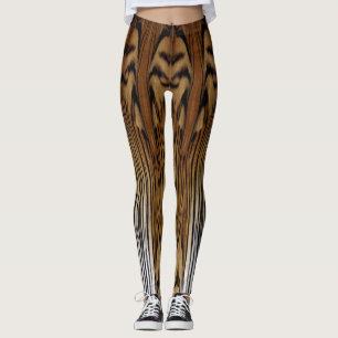 Legging Design Abstrato De Peles De Tigre