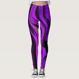 Legging Design Abstrato Roxo