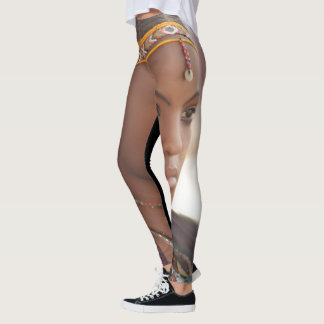 Legging Design africano da mulher