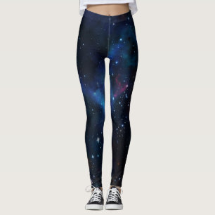 Legging Design da arte do espaço da nebulosa da galáxia