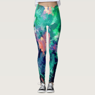 Legging Design da Flor Abstrato