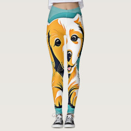 Legging Design de Arte Cupada
