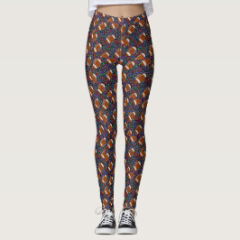 Legging Design de Arte de Futebol