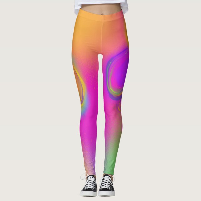 Legging Design de Balão de Festa (Frente)