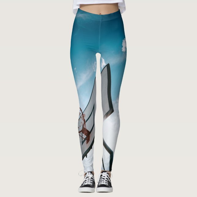 Legging Design de basquete bonito (Frente)