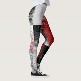 Legging Design de Bloco de Estilo de Finalização de Pedra
