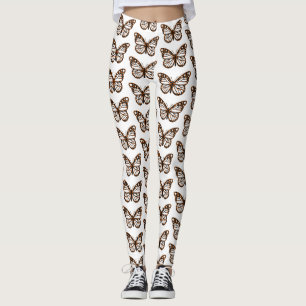 Legging Design de borboleta monarca - Pernas