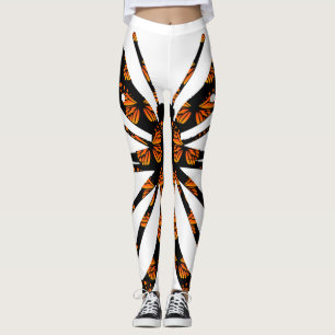 Legging Design de borboleta monarca - Pernas