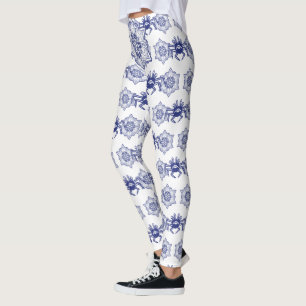 Legging Design de caranguejo-monstro