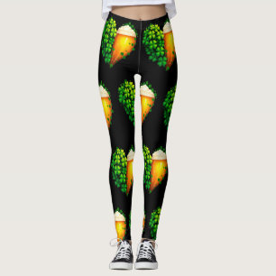 Legging Design de Clover para Rua. Dia de Patrick