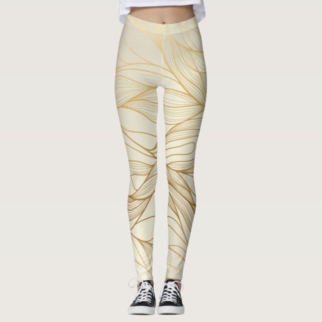 Legging Design de criatividade artística gráfica moderna (Frente)