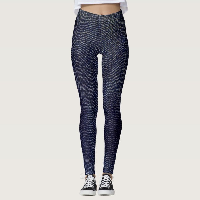 Legging Design de Denim Lavado #7 @ Emporio Moffa (Frente)