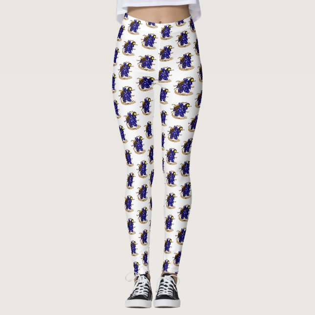 Legging Design de Dice do Assistente (Frente)