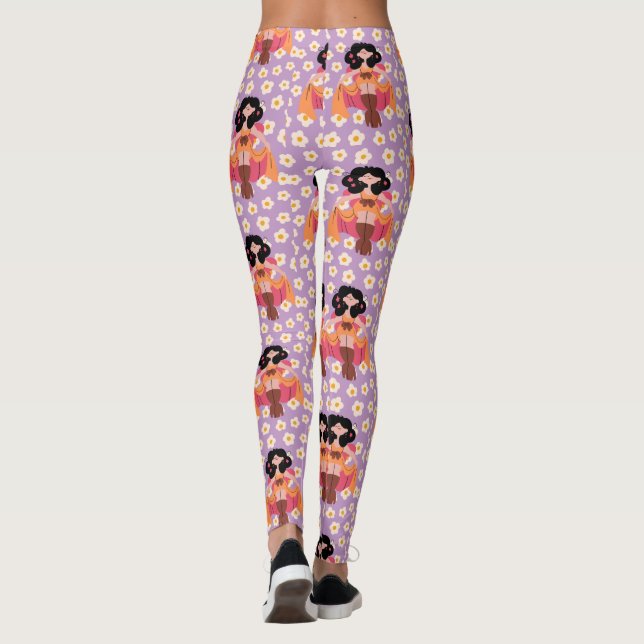 Legging Design DE ESTILO DE PADRÃO (Verso)