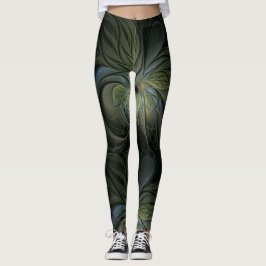 Legging Design de fantasia sobre fundo preto com cor legal