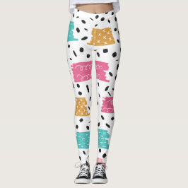 Legging Design de fita de Washington moderno