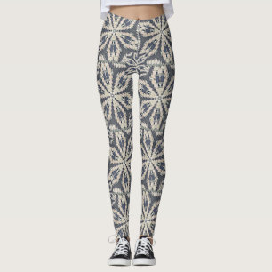 Legging Design de floco de neve da Islândia nórdica