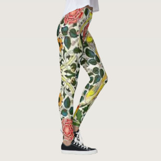 Legging Design de Flores de William Morris Seaweed