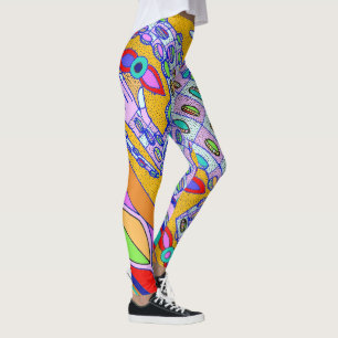 Legging Design de Legenda Crocodilo Tropical